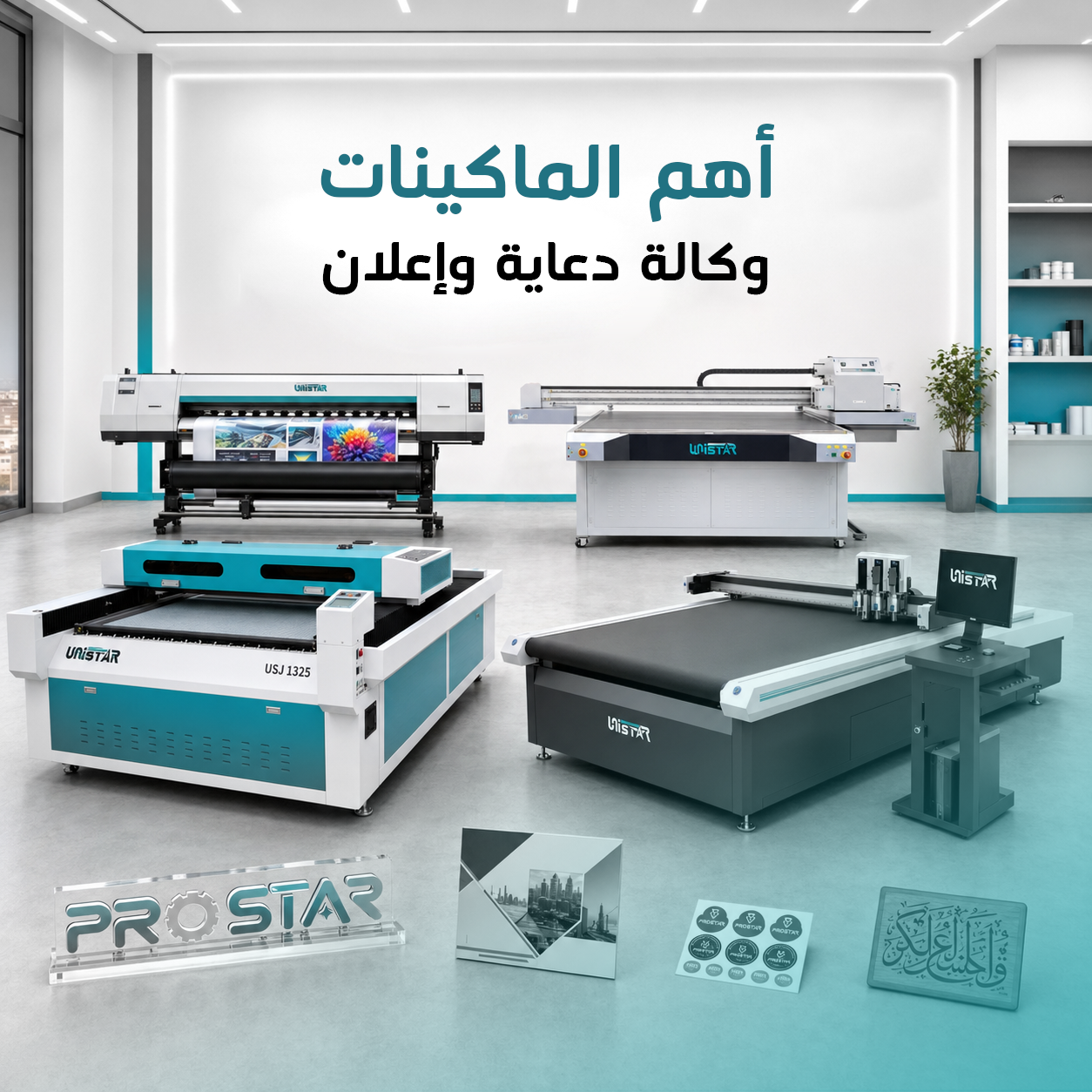 أهم الماكينات المطلوبة لفتح وكالة دعاية وإعلان